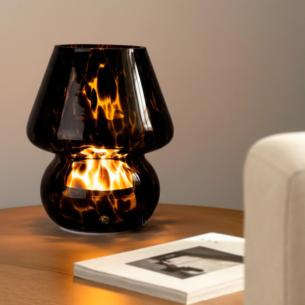 Velador Marte Print Inalámbrico Led Touch