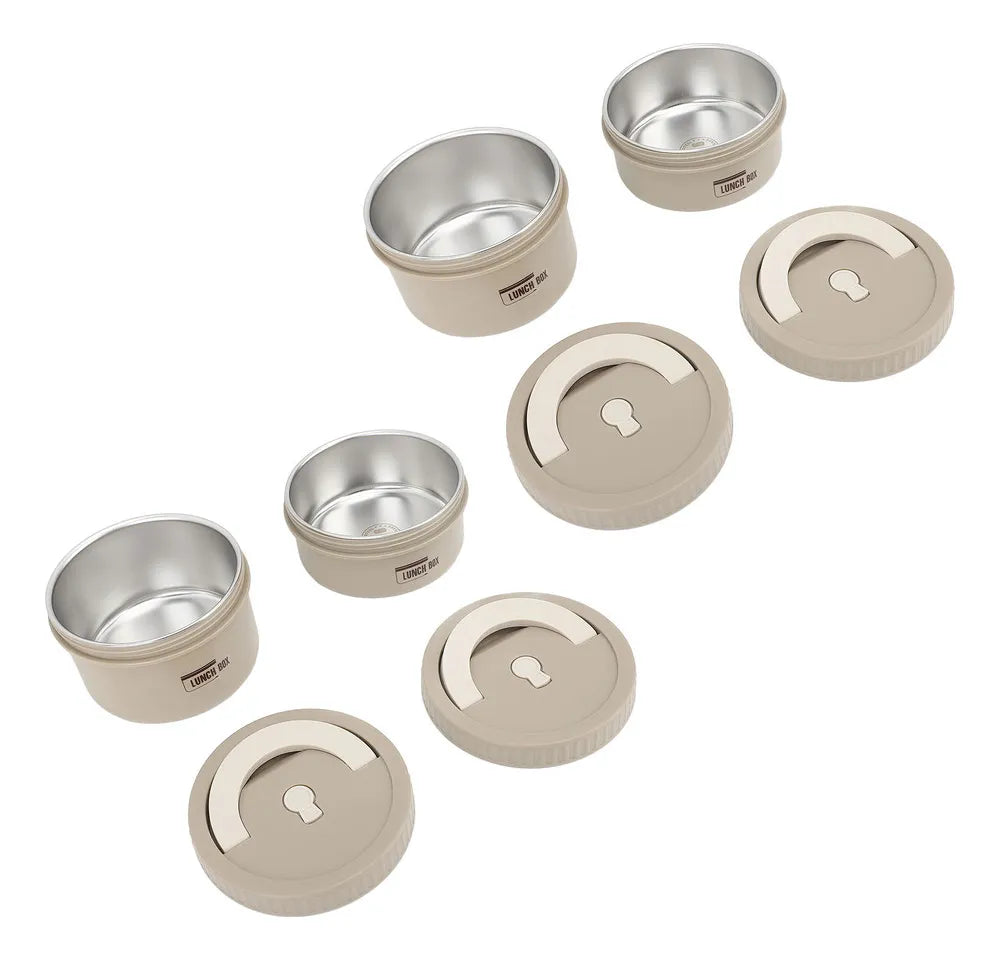 Lunch Box Térmico de 4 Piezas – Conserva Calor y Frío