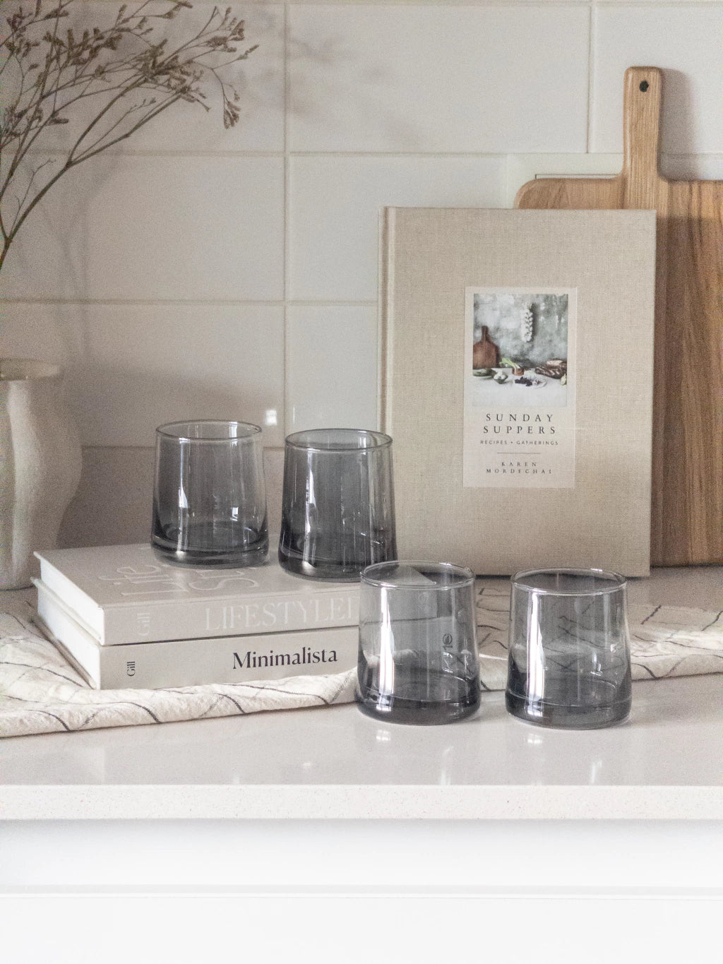 Set x6 vasos Cónicos Grey