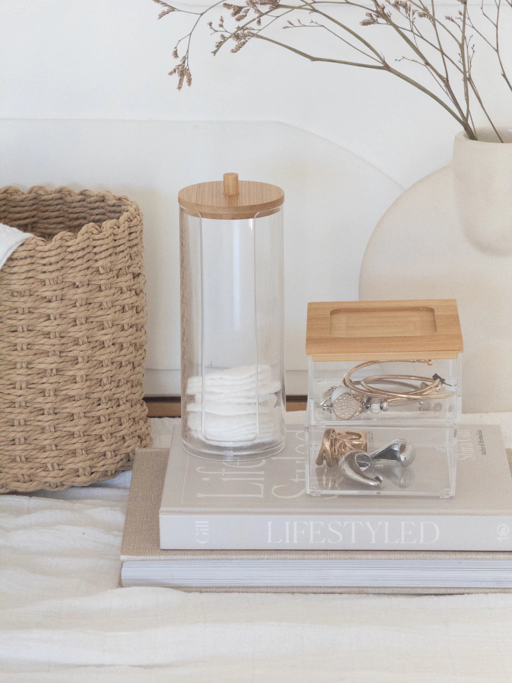 Organizador Acrílico Para Algodón