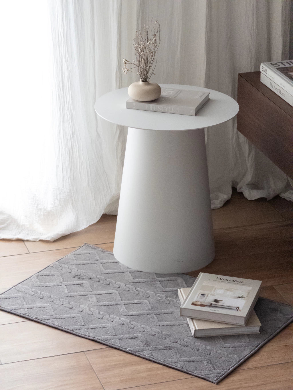 lfombra trenzada 50x80 Gris