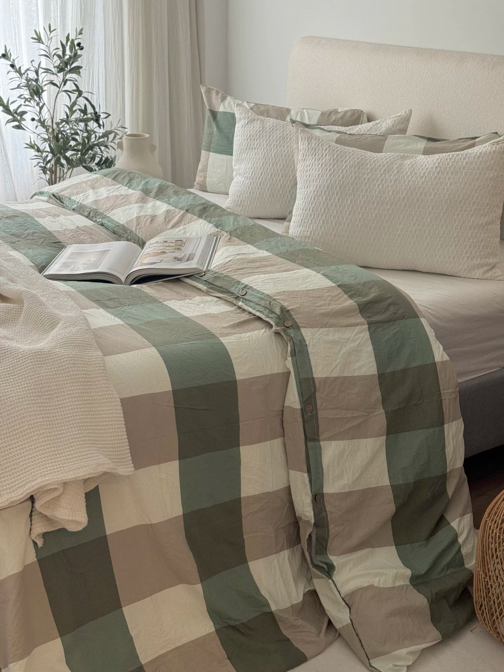 Kit Moscú Cuadrillé Verde King