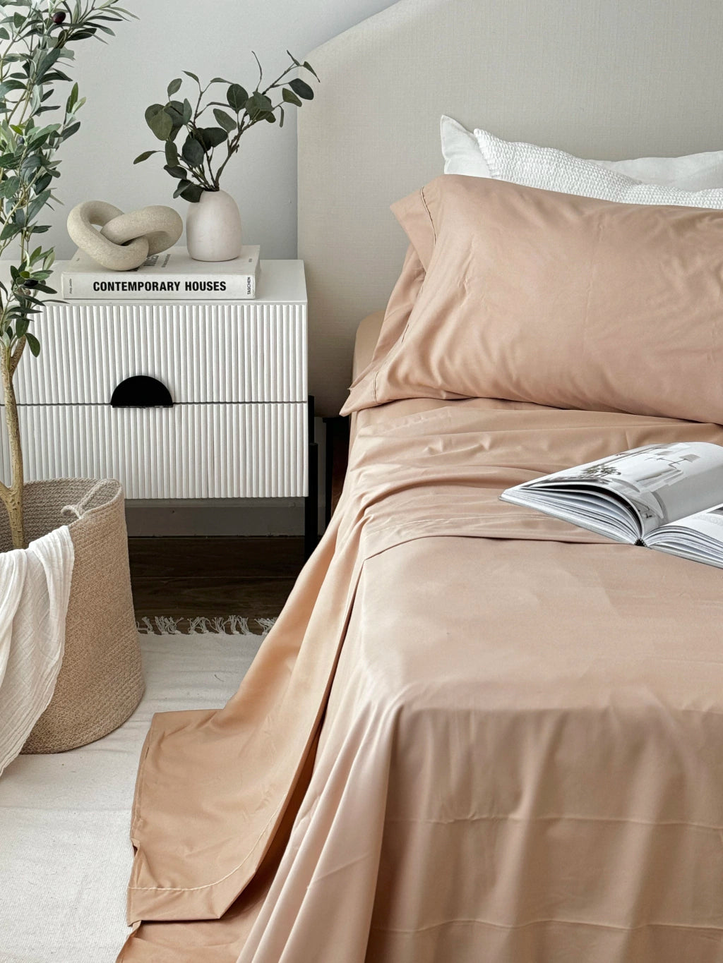 Juego de sabana GH king almendra