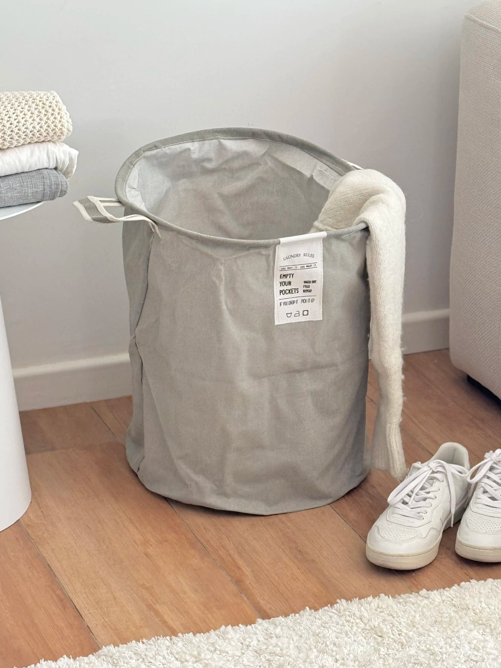 Cesto de Ropa 40x50 Gris