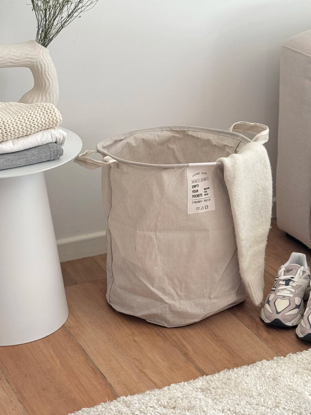 Cesto de Ropa 40x50 Beige