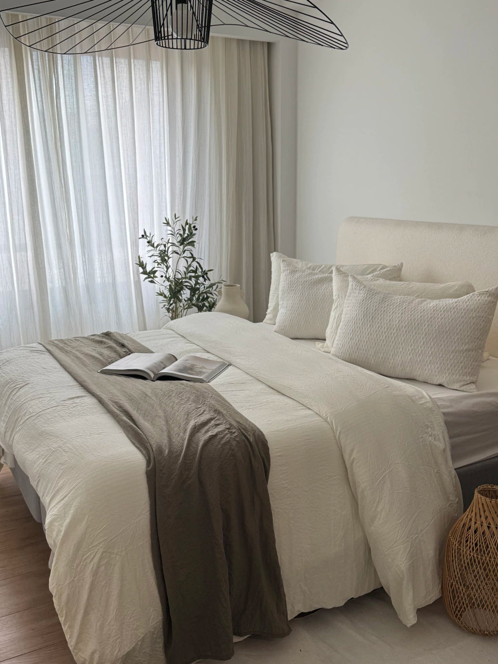 Kit Cubre Edredón Dubai Twin Off white